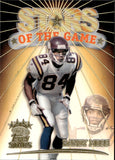 1999 Randy Moss Topps Stars STARS OF THE GAME 1246/1999 #S8 Minnesota Vikings