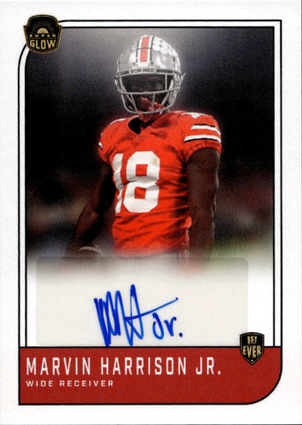 2023 Marvin Harrison Jr. Super Glow ROOKIE AUTO AUTOGRAPH RC #MHJ-1 Arizona Cardinals