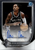 2025-26 Devin Vassell Bowman Chrome AUTO AUTOGRAPH #BCA-DV San Antonio Spurs