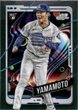 2024 Yoshinobu Yamamoto Topps Cosmic Chrome ROOKIE RC #125 Los Angeles Dodgers 4