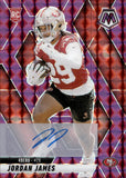 2025 Jordan James Panini Mosaic PURPLE MOSAIC PRIZM ROOKIE AUTOGRAPH 23/49 RC AUTO #370 San Francisco 49ers