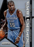 2014-15 Kevin Durant Panini Prizm SUPERSTARS PRIZM #3 Oklahoma City Thunder 3