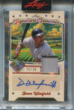 2025 Dave Winfield Leaf Seasons in The Sun SIGNATURE SOUVENIR JERSEY AUTO 14/20 JERSEY NUMBER 06/25 AUTOGRAPH RELIC #SSD-DW1 New York Yankees HOF