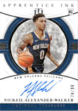 2019-20 Nickel Alexander-Walker Panini National Treasures APPRENTICE INK ROOKIE AUTOGRAPH 74/99 RC AUTO #AI-NAW New Orleans Pelicans