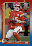2025 Patrick Mahomes Topps Chrome RED WHITE BLUE REFRACTOR #148 Kansas City Chiefs