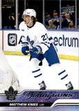 2023-24 Matthew Knies Upper Deck SERIES ONE YOUNG GUNS ROOKIE RC #222 Toronto Maple Leafs