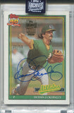 2020 Dennis Eckersley Topps Archives Signature Series AUTO 32/50 AUTOGRAPH #250 Oakland A's HOF