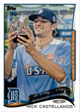 2014 Nick Castellanos Topps FUTURE STARS SP PHOTO VARIATION #195 Detroit Tigers