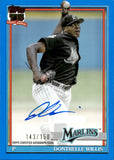 2026 Dontrelle Willis Topps 1991 DESIGN BLUE AUTOGRAPH 143/150 AUTO #91A-DON Florida Marlins