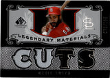 2007 Ozzie Smith Upper Deck SP Legendary Cuts LEGENDARY MATERIALS GAME-USED JERSEY 73/125 #LM-OS1 St. Louis Cardinals