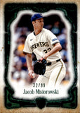 2026 Jacob Misiorowski Topps Tier One GREEN ROOKIE 22/99 RC #71 Milwaukee Brewers