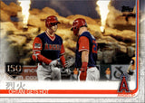 2019 Shohei Ohtani Topps SERIES TWO 150TH ANNIVERSARY OHTANI GETS HOT #367 Anaheim Angels