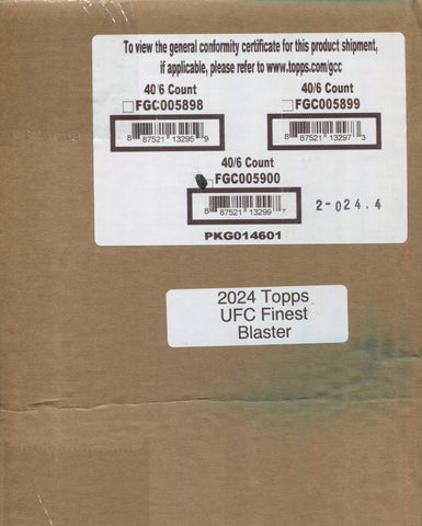 2024 Topps UFC Finest Blaster, 40 Box Case