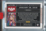 2024 Asuka Panini Three Count WWE BLUE FOIL TIMELESS MOMENTS AUTO 28/49 AUTOGRAPH #TV-ASK Monday Night Raw