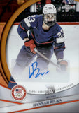 2026 Hannah Bilka Topps Chrome U.S. Olympics ORANGE REFRACTOR AUTOGRAPH 8/25 AUTO #BCA-HBI United States Olympic Team