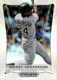2012 Rickey Henderson Panini Prizm SILVER PRIZM #149 Oakland A's