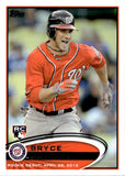 2012 Bryce Harper Topps UPDATE ROOKIE RC #US183 Washington Nationals 4