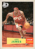2007-08 Lebron James Topps 1957-58 VARIATION #23 Cleveland Cavaliers 2