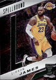 2021-22 LeBron James Panini Donruss Elite SPELLBOUND "L" #1 Los Angeles Lakers 2