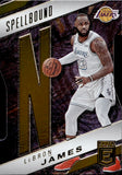 2021-22 LeBron James Panini Donruss Elite SPELLBOUND ORANGE DIE-CUT N #6 Los Angeles Lakers