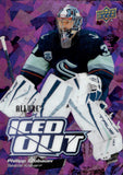2022-23 Philipp Grubauer Upper Deck Allure ICED OUT PURPLE 6/10 #IO-15 Seattle Kraken
