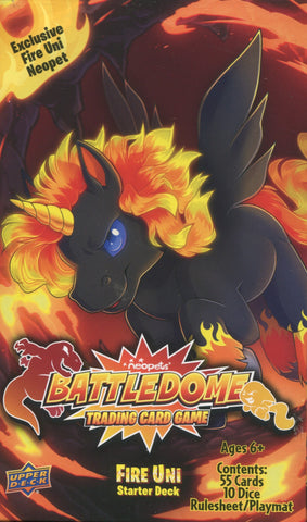 2025 Upper Deck Neopets Battledome Defenders of Neopia, Fire Uni Starter Deck