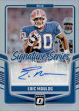 2024 Eric Moulds Panini Donruss Optic SIGNATURE SERIES AUTOGRAPH AUTO #SSH-EMS Buffalo Bills