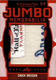 2024 Chuck Dressen Leaf In The Game Used JUMBO MEMORABILIA 3/4 GAME-USED JERSEY PATCH #JM-8 Brooklyn Dodgers