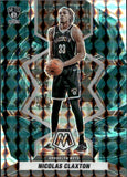 2021-22 Nicolas Claxton Panini Mosaic GENESIS PRIZM #166 Brooklyn Nets