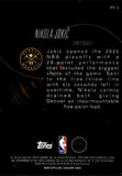 2025-26 Nikola Jokic Topps Signature Class PRESSURE POINTS #PP-3 Denver Nuggets