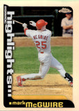 2000 Mark McGwire Topps Chrome SEASON HIGHLIGHTS REFRACTOR #456 St. Louis Cardinals