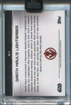 2024 Darth Maul's Lightsaber Topps Chrome Black DEPTHS OF THE DARKSIDE ENCASED #DD-8