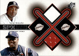 2001 Tony Gwynn Upper Deck SPx WINNING MATERIALS GAME-USED JERSEY #TG-X2 San Diego Padres