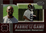 1999 Torry Holt Donruss Leaf Certified FABRIC OF THE GAME ROOKIE 208/1000 RC #FG49 St. Louis Rams