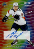 2023-24 Anton Lundell Upper Deck Allure COLOR FLOW FULL RAINBOW AUTOGRAPH AUTO #CFA-AL Florida Panthers