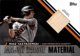 2024 Mike Yastrzemski Topps Series 1 BLACK MAJOR LEAGUE MATERIAL BAT 168/199 RELIC #MLM-MY San Francisco Giants