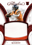 2025 RJ Harvey Panini Flawless ROOKIE PATCHES RUBY 3/15 RC PATCH #RP-RHY Denver Broncos