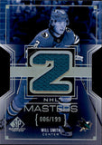 2025-26 Will Smith Upper Deck SP Game Used NHL MASTERS 6/199 GAME-USED JERSEY #NM-38 San Jose Sharks