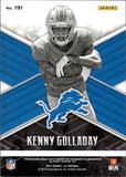 2017 Kenny Golladay Panini Xr ROOKIE TRIPLE SWATCH AUTOGRAPH 19/75 RC AUTO JERSEY #191 Detroit Lions *JERSEY NUMBER*