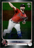 2022 Spencer Strider Topps Chrome ROOKIE AUTOGRAPH RC AUTO #RA-SS Atlanta Braves