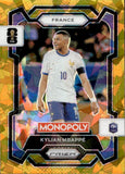 2026 Kylian Mbappe Panini Monopoly Prizm FIFA World Cup GOLD CRACKED ICE PRIZM #7 FRANCE