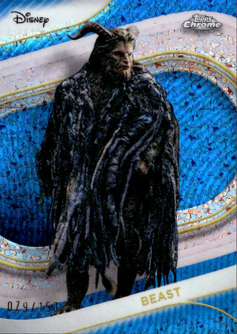 2025 Beast Topps Chrome Disney BLUE MINI-DIAMOND REFRACTOR 79/150 #130
