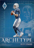 2025 Riley Leonard Panini Phoenix ARCHETYPE ROOKIE RC #12 Indianapolis Colts