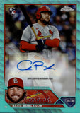 2023 Alec Burleson Topps Chrome Update AQUA WAVE REFRACTOR ROOKIE AUTOGRAPH 82/199 RC AUTO #AC-AB St. Louis Cardinals