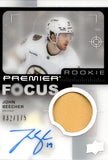 2023-24 John Beecherl Upper Deck Premier FOCUS ROOKIE AUTO PATCH 32/175 RC AUTOGRAPH #PFR-JB Boston Bruins