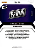 2026 Randy Moss Panini The National VIP BLUE ICE PRIZM 15/75 #RM Minnesota Vikings