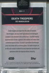 2024 Death Troopers Topps Chrome Black EMBRACE THE DARK SIDE ENCASED #ED-11