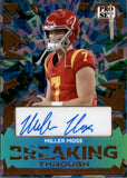 2024 Miller Moss Leaf Pro Set Pure BRKING THROUGH BRONZE CRYSTAL AUTOGRAPH 2/8 AUTO #BT-MM1 USC Trojans