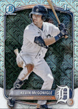 2025 Kevin McGonigle Bowman Chrome Propects 1ST BOWMAN MOJO REFRACTOR #BCP-79 Detroit Tigers 1