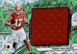 2019 Terry McLaurin Panini Spectra MONUMENTAL MEMORABILIA JERSEY NEON GREEN PRIZM ROOKIE 26/50 RC #MM-37 Washington Redskins